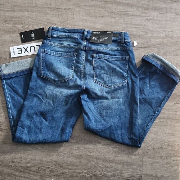 Jones New York jeans cuffed crop size 4 - Picture 4 of 8